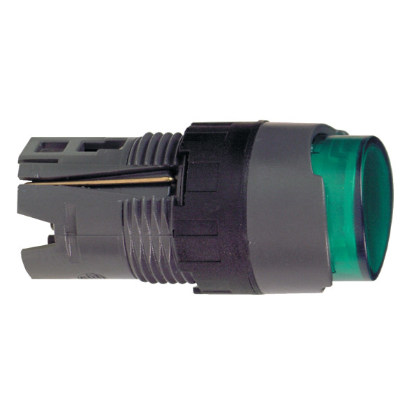 tête pour bouton poussoir lumineux diam 16 vert