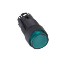 tête pour bouton poussoir lumineux diam 16 vert