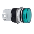 tête pour voyant diam 16 ronde cabochon lisse vert