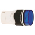 tête pour voyant diam 16 ronde cabochon lisse bleu