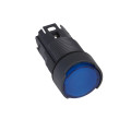 tête pour bouton poussoir lumineux diam 16 bleu