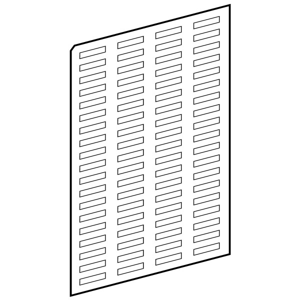 Harmony planche de 76 étiquettes - Ø22 - 8 x 27 mm - non marquée, à imprimer