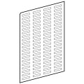 Harmony planche de 76 étiquettes - Ø22 - 8 x 27 mm - non marquée, à imprimer