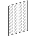 Harmony planche de 76 étiquettes - Ø22 - 8 x 27 mm - non marquée, à imprimer