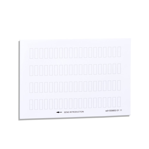 Harmony planche de 76 étiquettes - Ø22 - 8 x 27 mm - non marquée, à imprimer