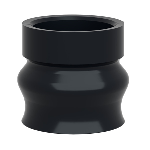 Harmony soufflet noir - pour bouton-poussoir d'arrêt d'urgence - Ø22
