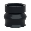 Harmony soufflet noir - pour bouton-poussoir d'arrêt d'urgence - Ø22