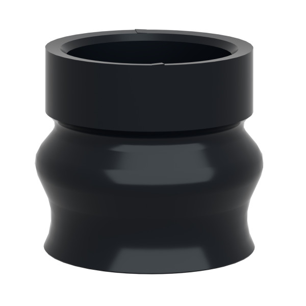 Harmony soufflet noir - pour bouton-poussoir d'arrêt d'urgence - Ø22