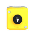 BOITE 1 TROU, BOUTON ZB5AA253 AMPOULE ALLUMEE ET 1NO1NC