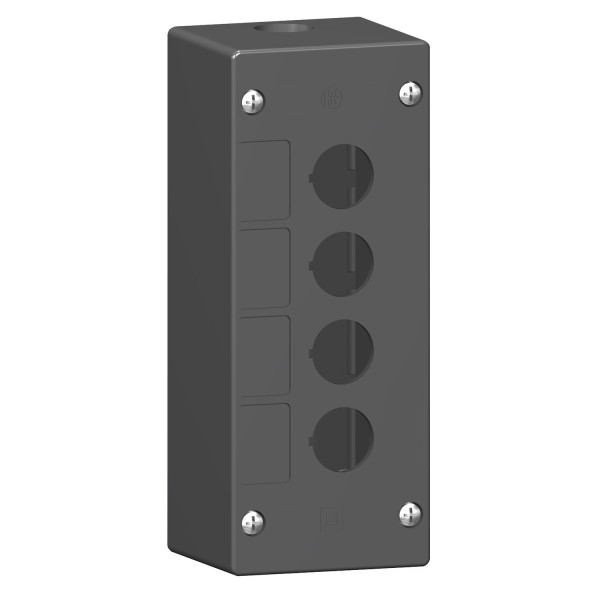 BOITE A BOUTONS VIDE XALG PLASTIQUE 4 PERCAGES HORIZONTAUX