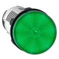 Harmony voyant rond - Ø22 - vert - LED intégrée - 24V 