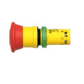 Harmony arrêt d'urgence - rouge Ø40mm - Ø22 - pousser-tirer - 1O