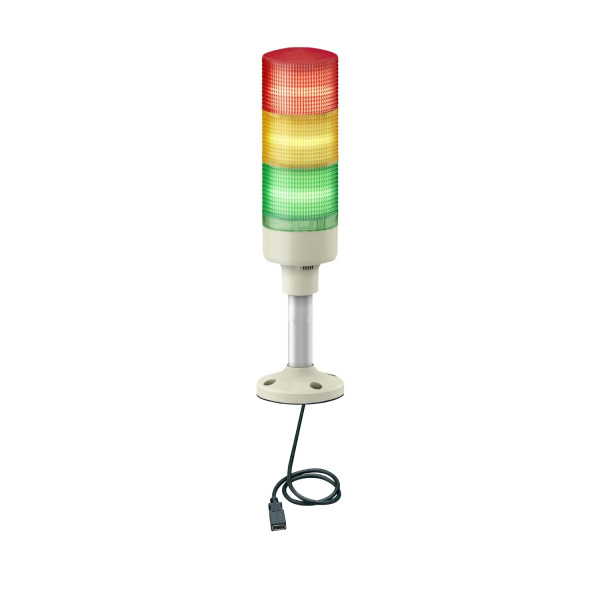USB COLONNE LUMINEUSE, 10 0MM POLE W FIX