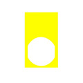 ETIQUETTE 30 X 50 JAUNE POUR MARQUAGE NOIR