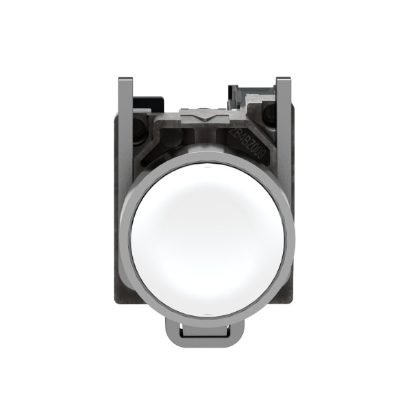 BOUTON POUSSOIR BLANC AFF LEURANT 1NO VIS