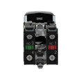 Harmony bt-pous Ø22 double touche, ressort de rappel vert + rouge IP66, IP69 K