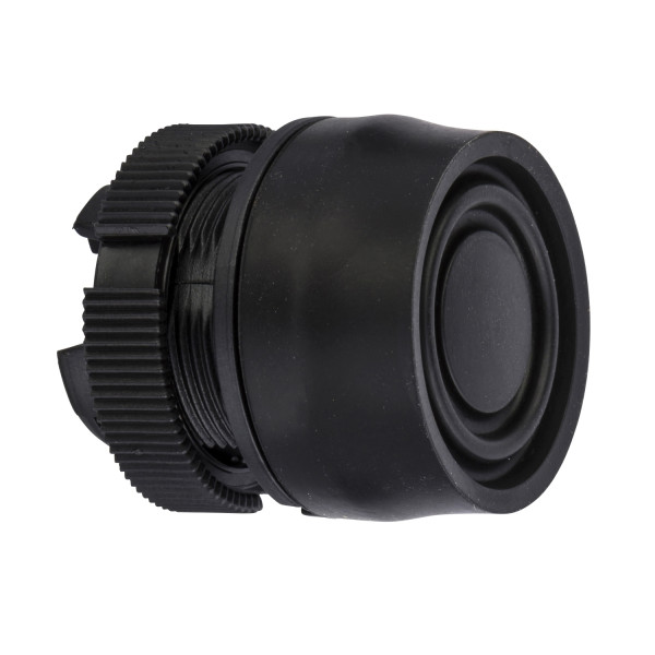 tête pour boutonpoussoir  diam 22 capuchonné noir