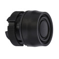 tête pour boutonpoussoir  diam 22 capuchonné noir