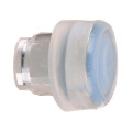 Harmony tête de bouton poussoir + capuchon IP69K - Ø22 - bleu