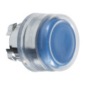 Harmony tête de bouton poussoir + capuchon IP69K - Ø22 - bleu