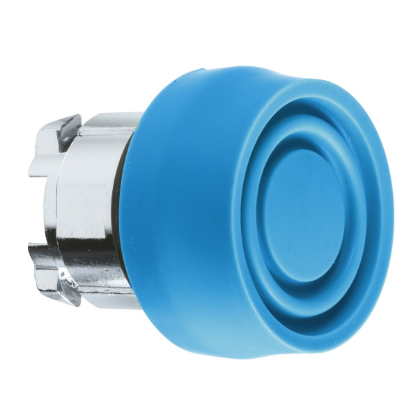 Harmony tête de bouton poussoir + capuchon IP66 - Ø22 - bleu