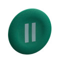 Harmony cabochon lisse II - vert pour poussoir rond Ø22