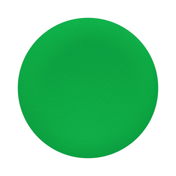 Harmony cabochon lisse -vert pour poussoir rond Ø22