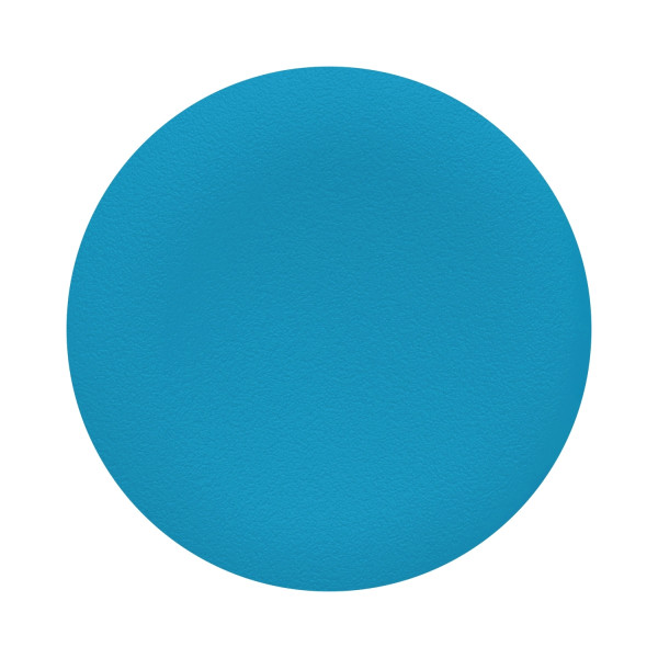 Harmony cabochon lisse - bleu pour poussoir rond Ø22