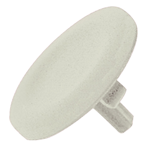 Harmony cabochon lisse - blanc pour poussoir rond Ø22