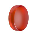 Harmony cabochon lisse - rouge pour voyant rond Ø22