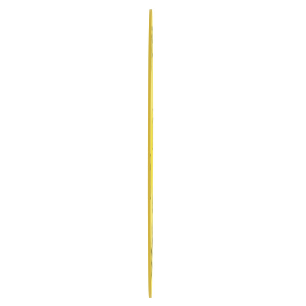 Harmony étiquette circulaire Ø90mm jaune - logo EN13850 - ARRET D'URGENCE