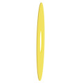 Harmony étiquette circulaire Ø90mm jaune - logo EN13850 - ARRET D'URGENCE