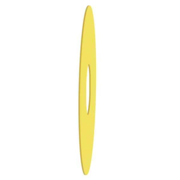 Harmony étiquette circulaire Ø90mm jaune - logo EN13850 - EMERGENCY STOP