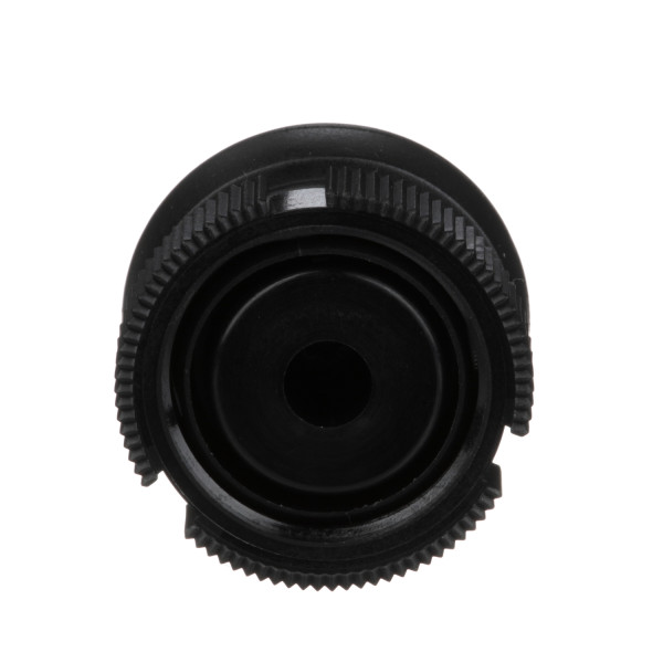 tête ronde pour bouton poussoir à impulsion XACA noir capuchonné