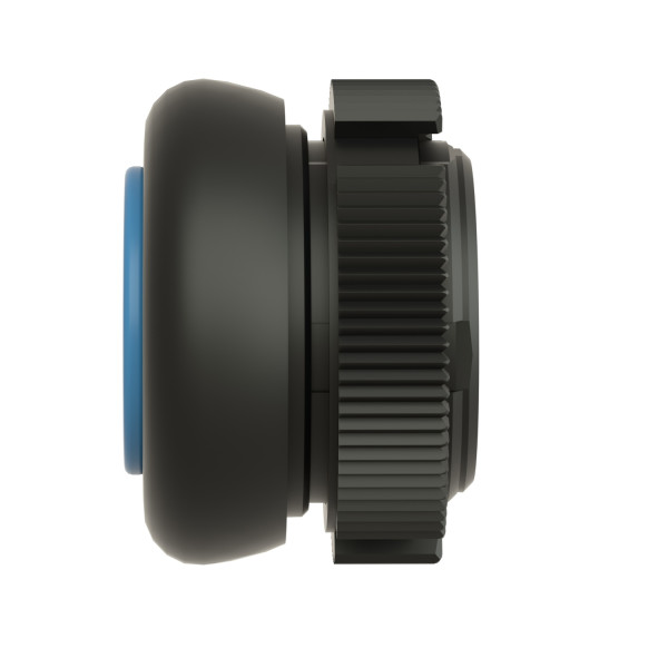 tête ronde pour bouton poussoir à impulsion XACA bleu capuchonné