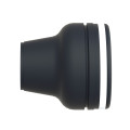 tête capuchonnée pour bouton-poussoir XAC-B - noir - 16 mm, -25..+70 °C
