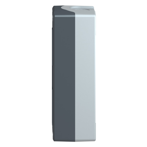 Harmony boite - 4 trous - couvercle gris foncé - fond gris clair