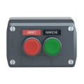 Harmony boite - 2 boutons poussoirs Ø22 - vert /rouge   