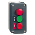 Harmony boite - 3 boutons poussoirs Ø22 - vert /rouge/voyant rouge