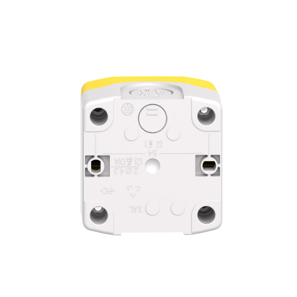 Harmony xal - boite arrêt urgence avec anneau lumin - blanc rouge - 2o+1f - 24v
