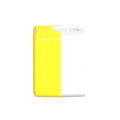 Harmony xal - boite vide 1 trou - Ø22 - jaune - pour arrêt d'urgence lumineux