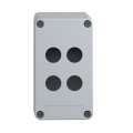 boîte à boutons vide XAPA plastique 4 perçages en 2 colonnes