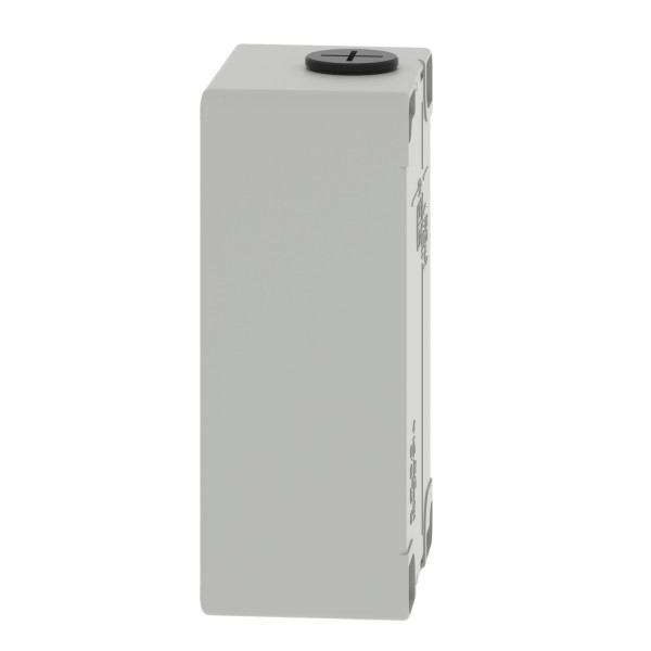 Boite métal vide grise - m20 x2 - non percée - 80x130x51,5 mm - ul culus