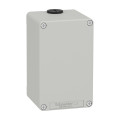 Boite métal vide grise - m20 x2 - non percée - 80x130x77 mm - ul culus