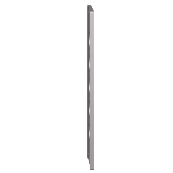 plastron percé XAPE métallique 5 perçages horizontaux