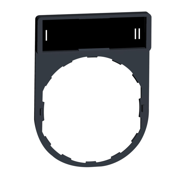 Harmony porte étiquette 30 x 40 mm standard - Ø22 - avec étiquette I-II