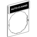 Harmony porte étiquette 30 x 40 mm standard - Ø22 - avec étiquette AUTO-O-HAND