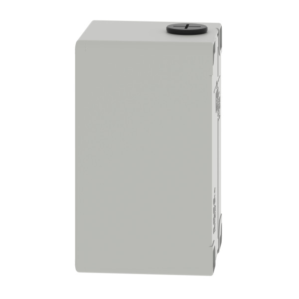 Boite métal vide grise - m20 x2 - 4 trous 22 mm - 80x130x77 mm - ul culus