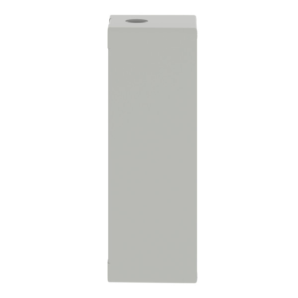 Boite métal vide grise - m25 x1 - 4 trous 22 mm - 80x220x77 mm