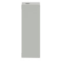 Boite métal vide grise - m25 x1 - 6 trous 22 mm - 80x220x77 mm